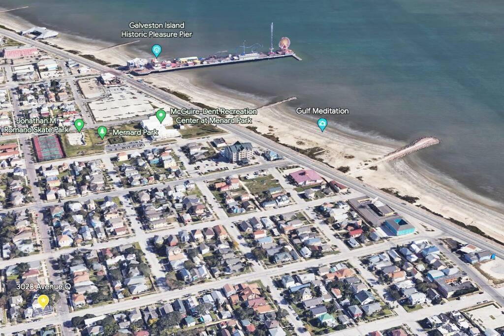 The Q Loft Galveston Vila Exterior foto
